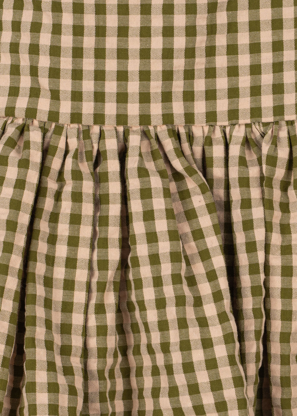 Kim Isotta Dress - Avocado Check