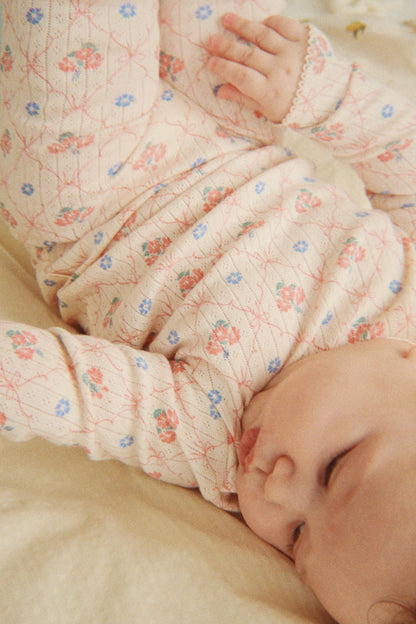 Minnie Fleur Decor Pointelle Newborn Set